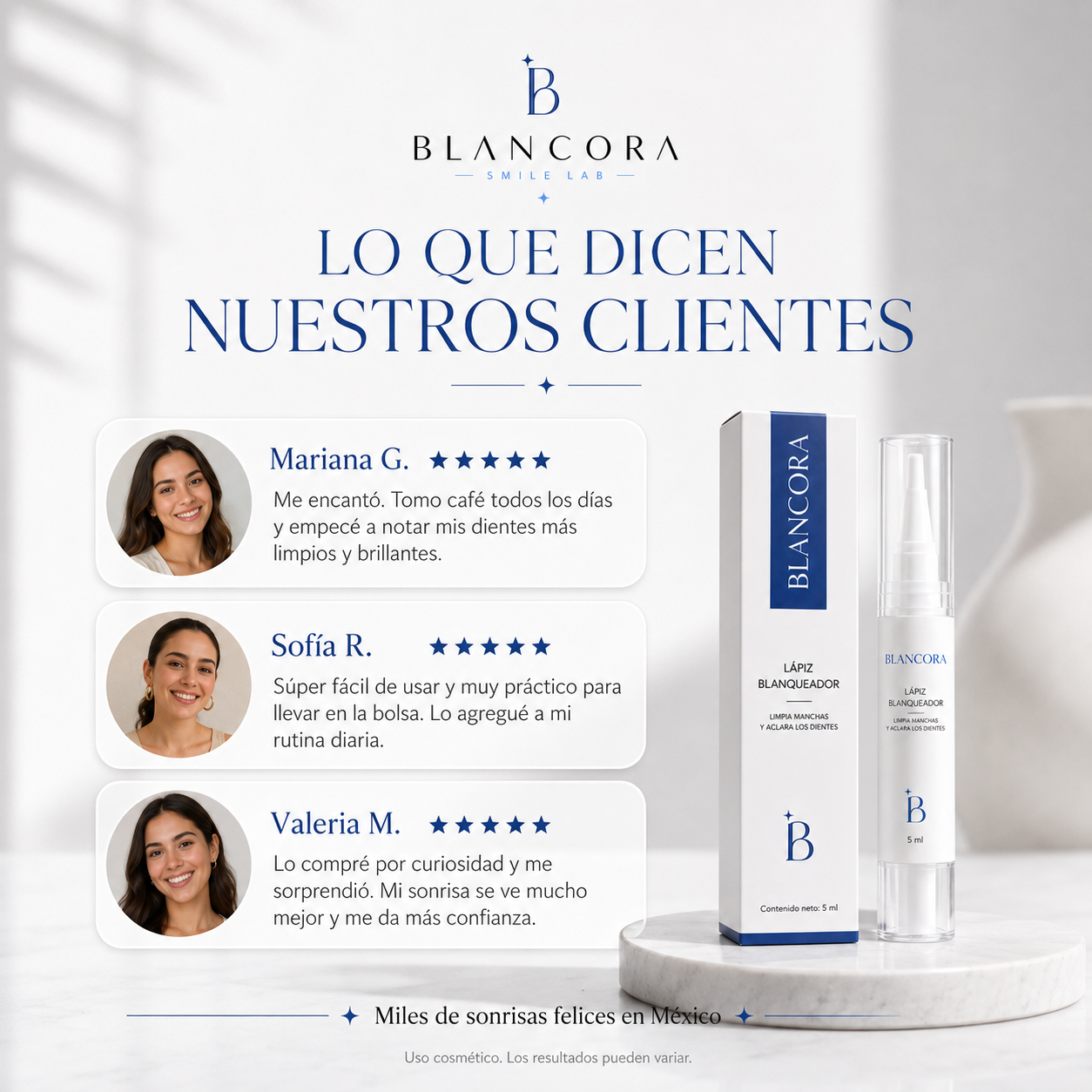 Blanqueador Dental - Blancora™